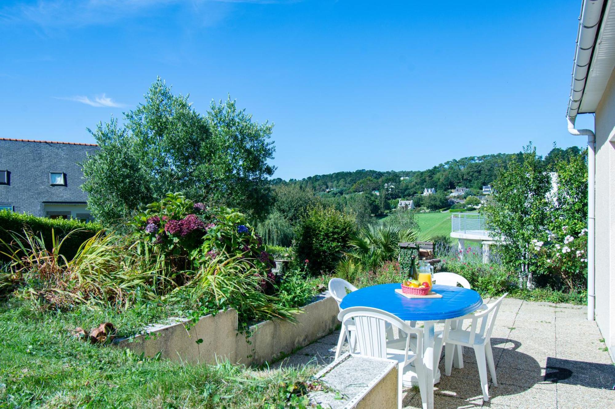Goul Ar Roz I Terrasse Sud & Vue Mer Telgruc-sur-Mer Kültér fotó