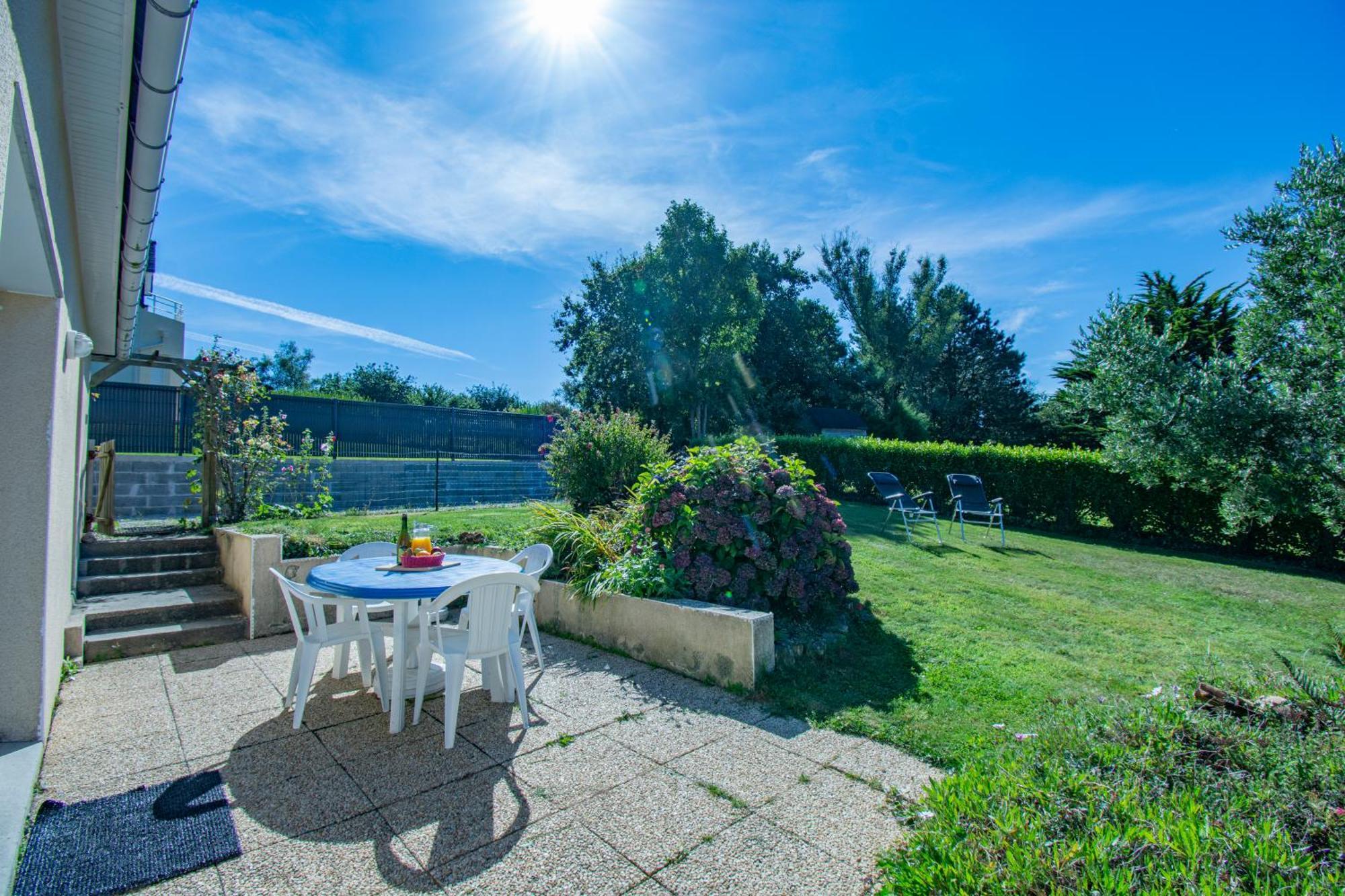 Goul Ar Roz I Terrasse Sud & Vue Mer Telgruc-sur-Mer Kültér fotó